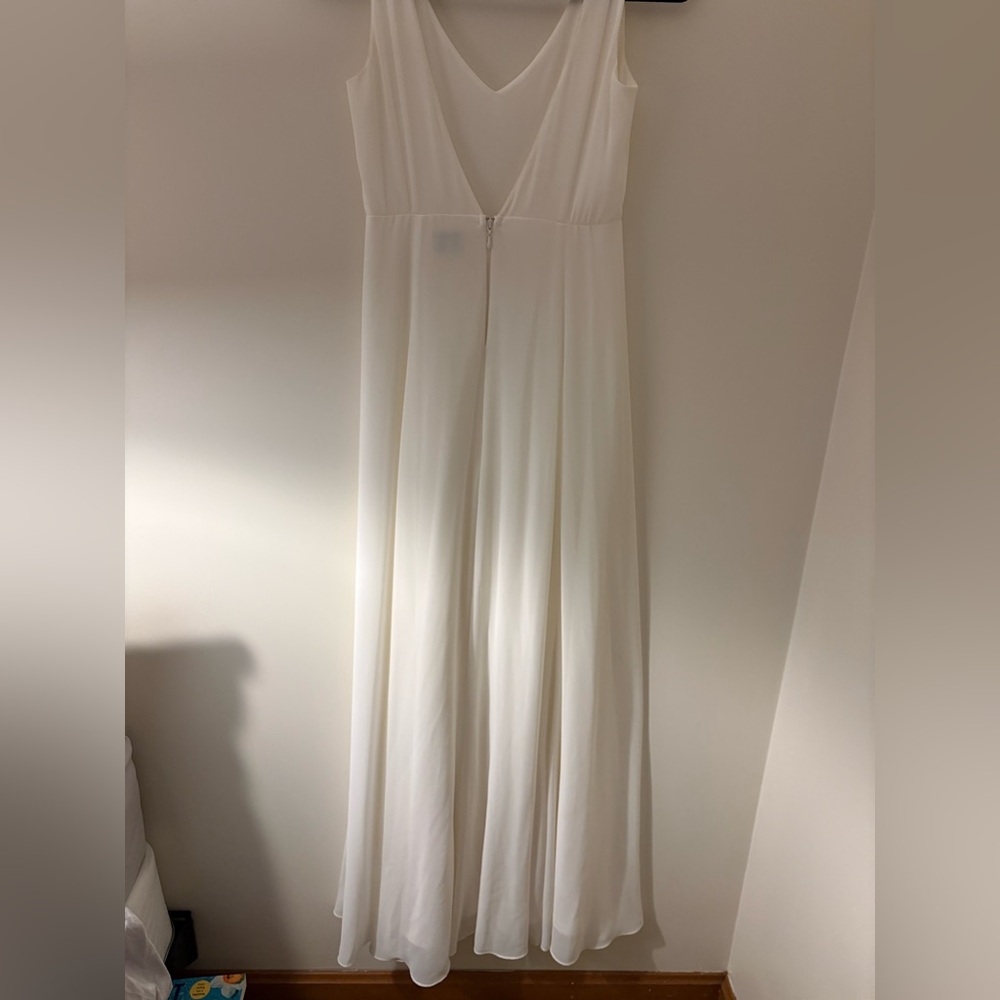 Show Me Your MuMu White Maxi Bridal Shower Rehearsal Dress | Formal | Event - Picture 9 of 13